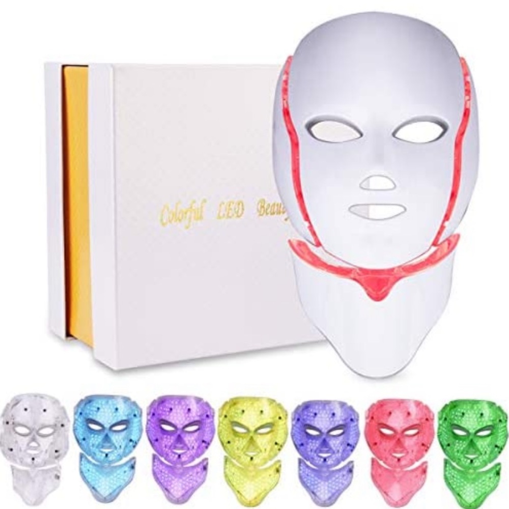 LED Face Mask for Facial and Neck Skin Rejuvenation Anti Aging